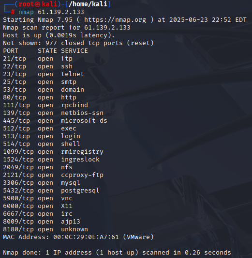 nmap