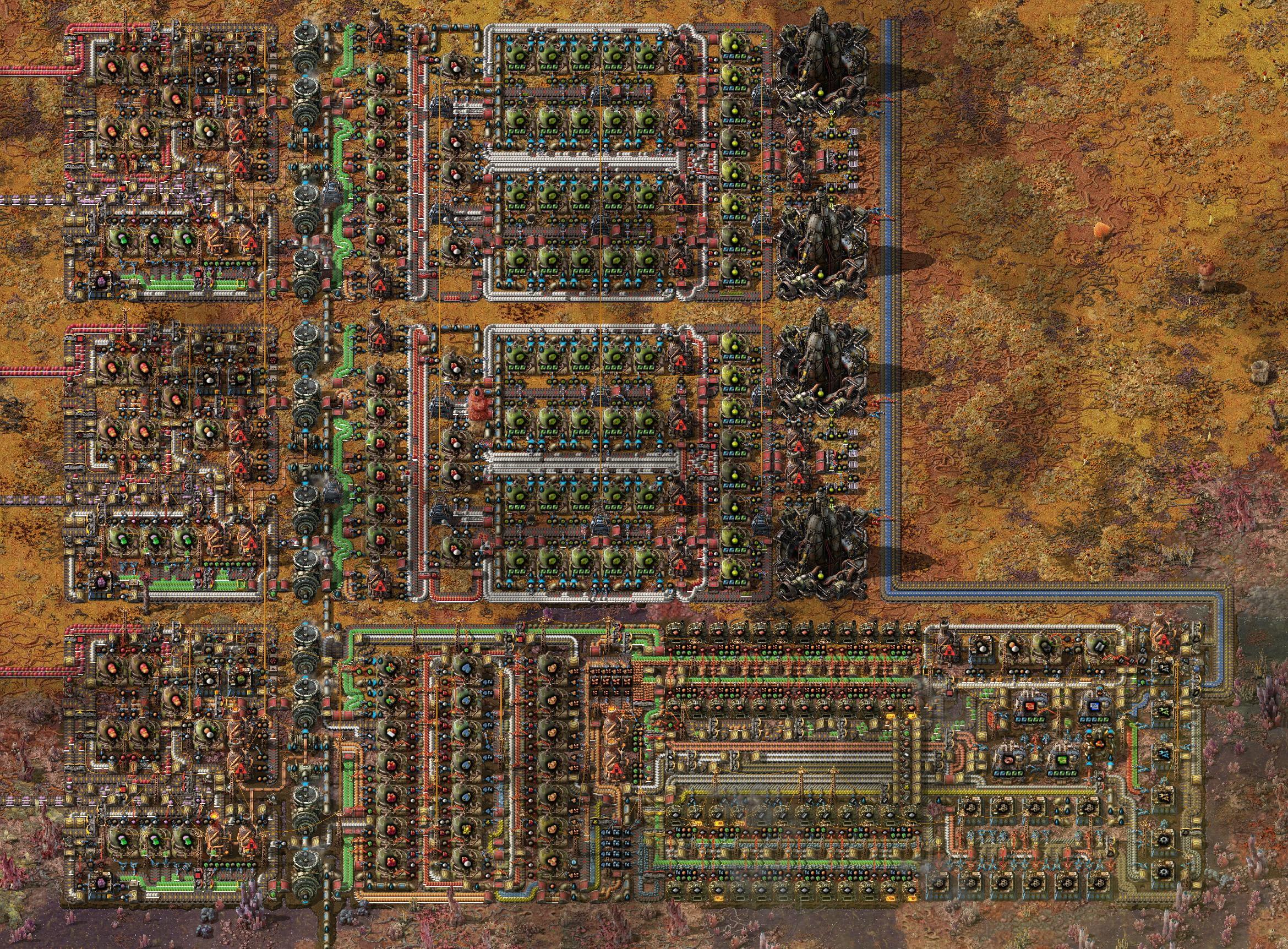 草星 模块：科学包（360 次/分钟）和火箭零件（28 次/分钟）-永久免费异星工厂蓝图