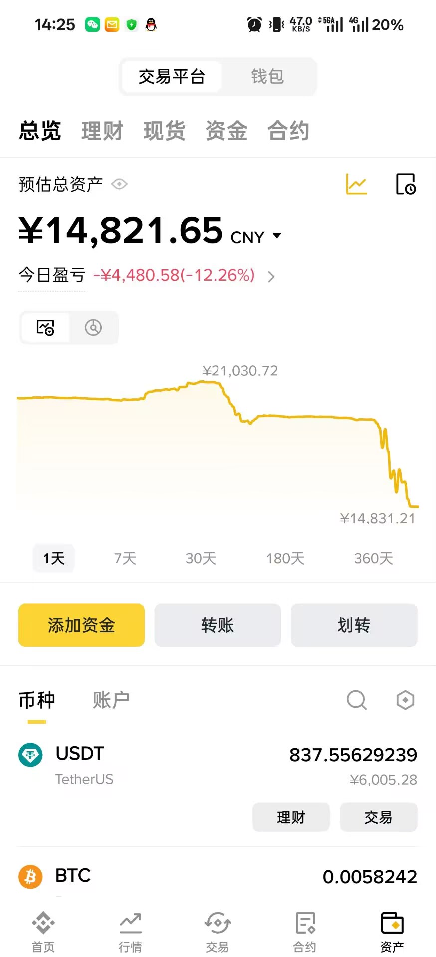 账户截图