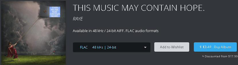 【Hi-Fi/灵魂乐巅峰】RAYE 2026 专辑，968.2MB-泡泡资源